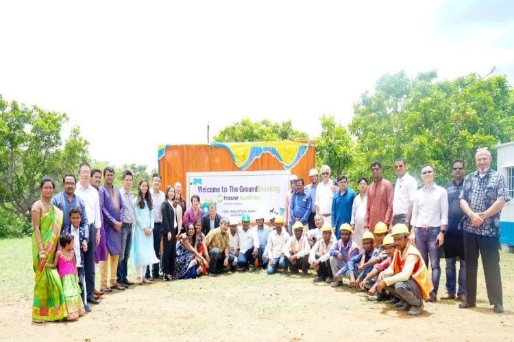 A leading animal nutrition plant at Jadcherla near Hyderabad